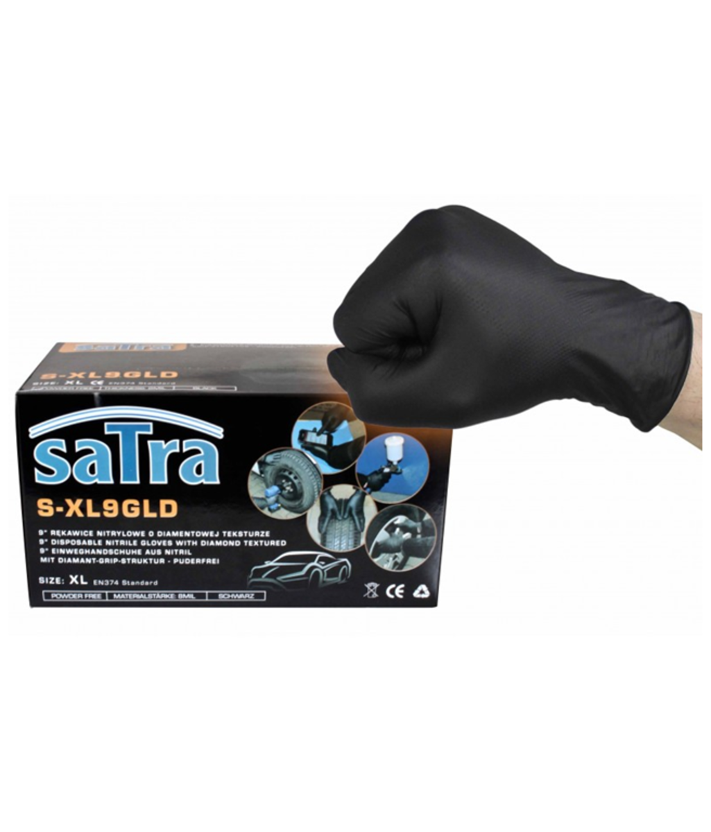 Manusi de protectie din nitril negre marimea XL - 100buc Asta Poland S-XL9GLD Manusi de protectie din nitril negre marimea XL - 100buc Asta Poland S-XL9GLD