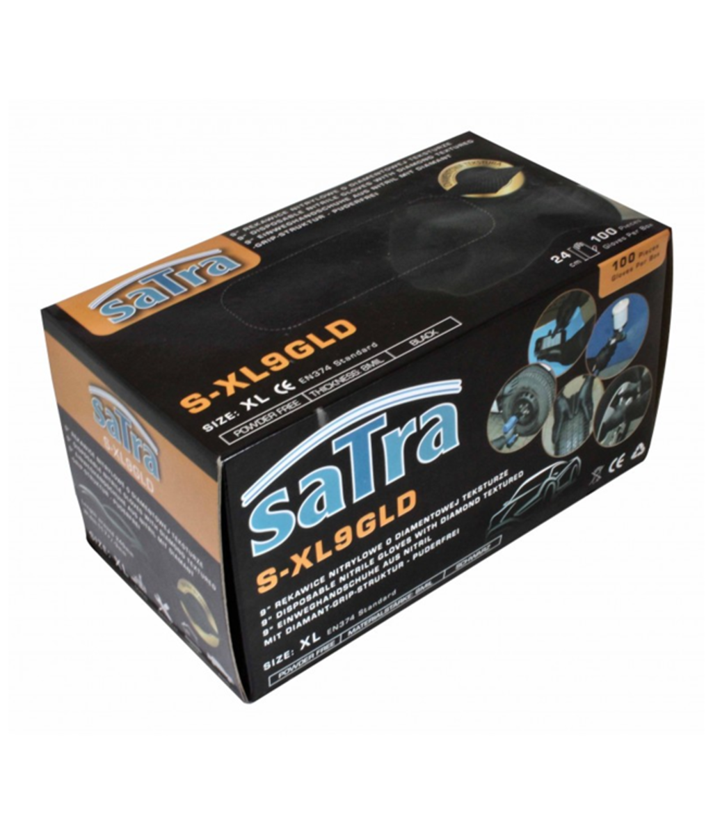 Manusi de protectie din nitril negre marimea XL - 100buc Asta Poland S-XL9GLD Manusi de protectie din nitril negre marimea XL - 100buc Asta Poland S-XL9GLD