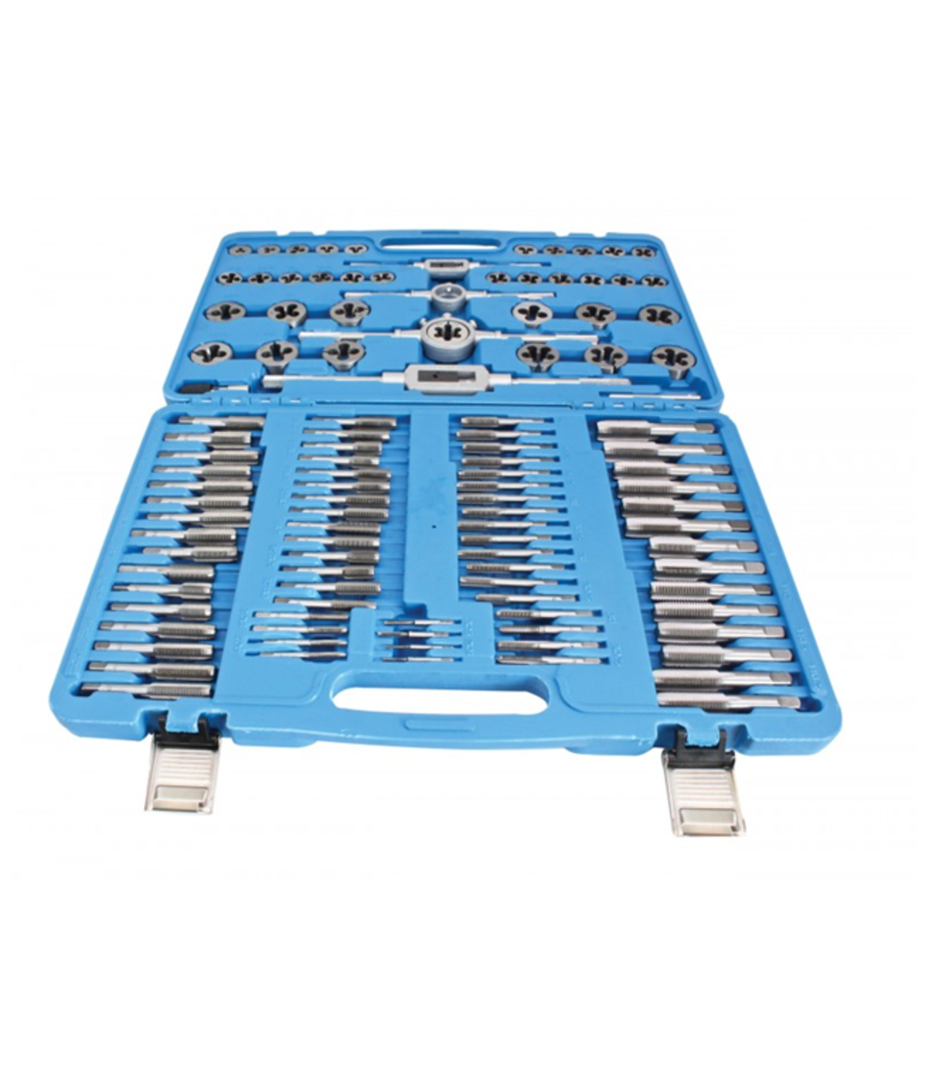 Trusa cu filiere si tarozi cu pas normal si pas fin 110 Piese Asta Poland S-TP110AS Trusa cu filiere si tarozi cu pas normal si pas fin 110 Piese Asta Poland S-TP110AS