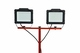 Proiector LED - SMD 2 x 50W cu trepied reglabil AW Tools MT17921