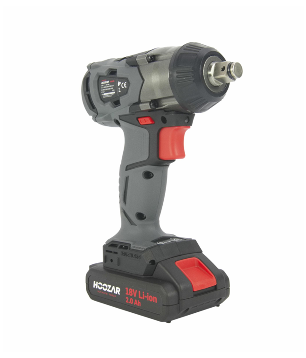 Masina de insurubat cu impact fara perii 1/2" - 350Nm cu acumulator 2Ah 18V AW Tools AW06140 Masina de insurubat cu impact fara perii 1/2" - 350Nm cu acumulator 2Ah 18V AW Tools AW06140