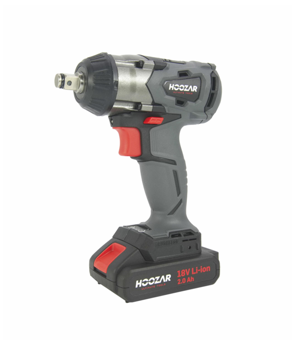 Masina de insurubat cu impact fara perii 1/2" - 350Nm cu acumulator 2Ah 18V AW Tools AW06140 Masina de insurubat cu impact fara perii 1/2" - 350Nm cu acumulator 2Ah 18V AW Tools AW06140