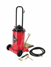 Pompa manuala de gresare vaselina 50:1 cu actionare la pedala, echipata cu recipient de 12 Kg AW Tools AW15944