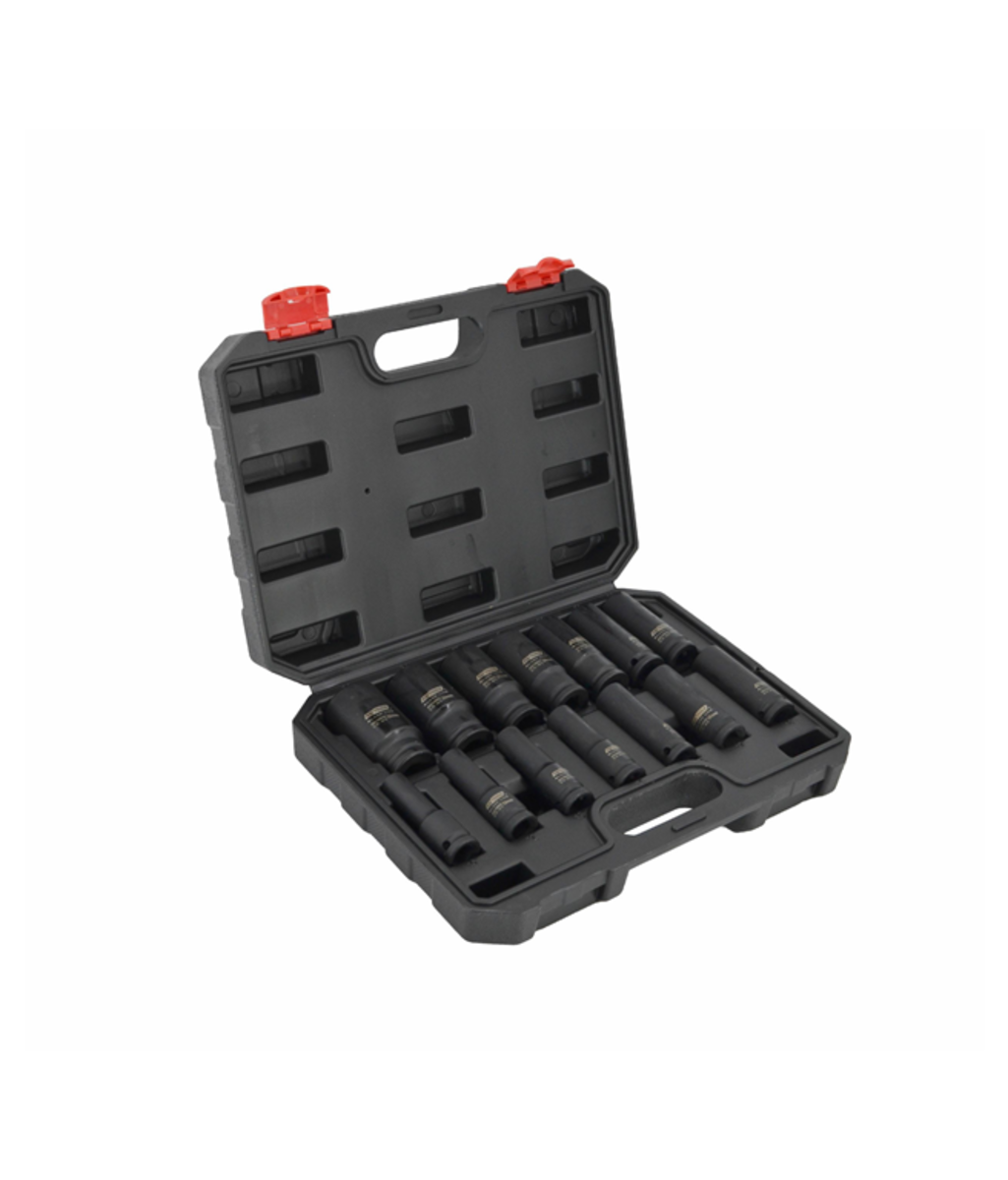 Trusa chei tubulare de impact lungi 1/2" 10-32mm in 6 colturi - 14 piese Aw Tools AW38691BL Trusa chei tubulare de impact lungi 1/2" 10-32mm in 6 colturi - 14 piese Aw Tools AW38691BL