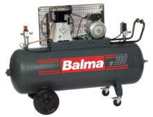 Compresor profesional 200 litri 3 Hp - 393 litri / min - 230V Balma Italy NS19S/200 - 4116028600 Compresor profesional 200 litri 3 Hp - 393 litri / min - 230V Balma Italy NS19S/200 - 4116028600