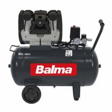 Compresor fara ulei - insonorizat BALMA tip SUPERSILENT 50L - 9 Bar / 230L/min ORION SOFFIO MX20