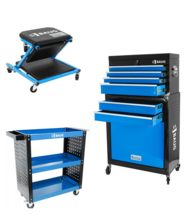 Pachet Dulap de scule + Carucior scule + Pat si scaun mobil 2 in 1  BAUG Pachet Dulap de scule + Carucior scule + Pat si scaun mobil 2 in 1  BAUG