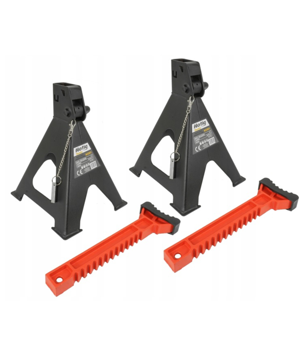 Set de 2 capre de sustinere cu capacitate 3 tone Notig N3300 Set de 2 capre de sustinere cu capacitate 3 tone Notig N3300