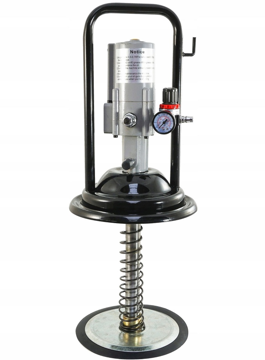 Pompa pneumatica de gresare vaselina 50:1 echipata cu recipient de 12 Kg BAUG B3800 Pompa pneumatica de gresare vaselina 50:1 echipata cu recipient de 12 Kg BAUG B3800