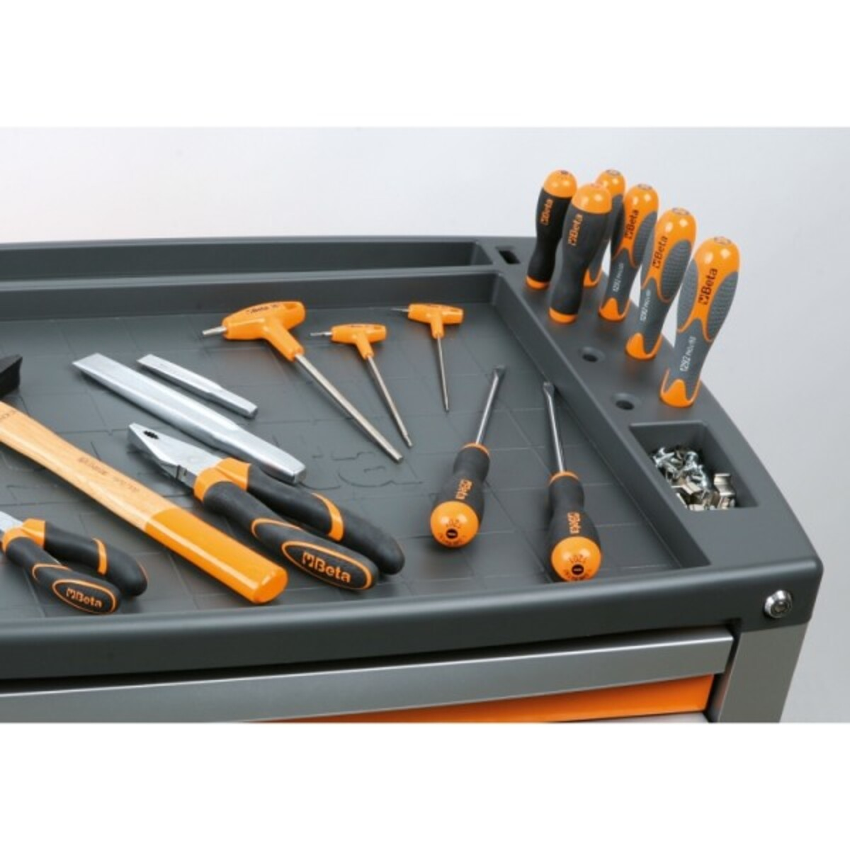 Dulap pentru scule cu 8 sertare din aluminiu Beta Tools C39/8 Gri