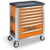 Dulap pentru scule cu 8 sertare din aluminiu Beta Tools C39/8 Orange