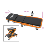Pat + scaun mobil profesional 2 in 1 pentru service auto cu grilaj metalic 3002 Beta Tools Pat + scaun mobil profesional 2 in 1 pentru service auto cu grilaj metalic 3002 Beta Tools
