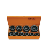 Set tubulare de impact profesionale 3/4" 17 - 46mm 720/C10 Beta Tools Set tubulare de impact profesionale 3/4" 17 - 46mm 720/C10 Beta Tools