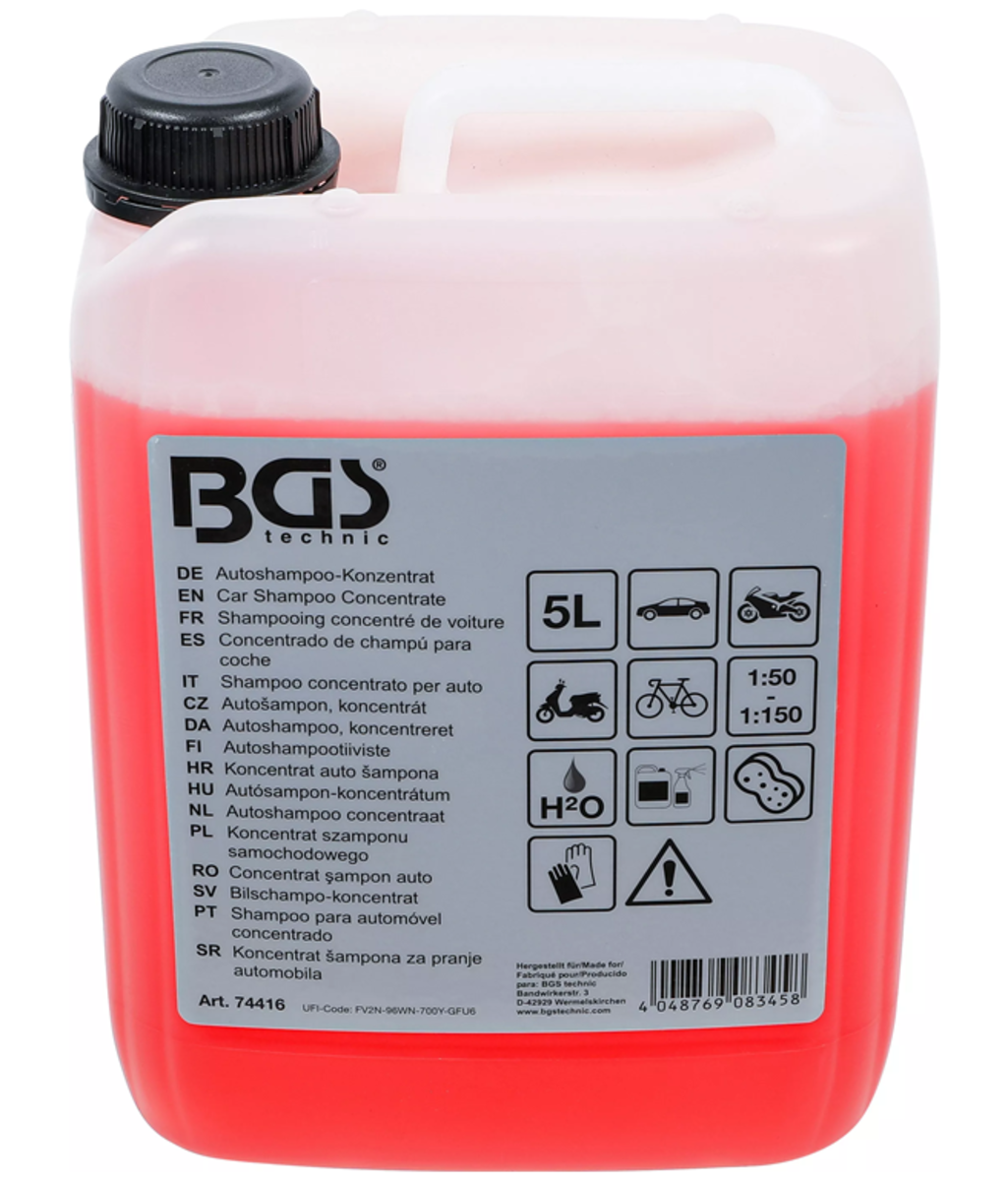 Sampon auto concentrat 5L BGS Technic 74416
