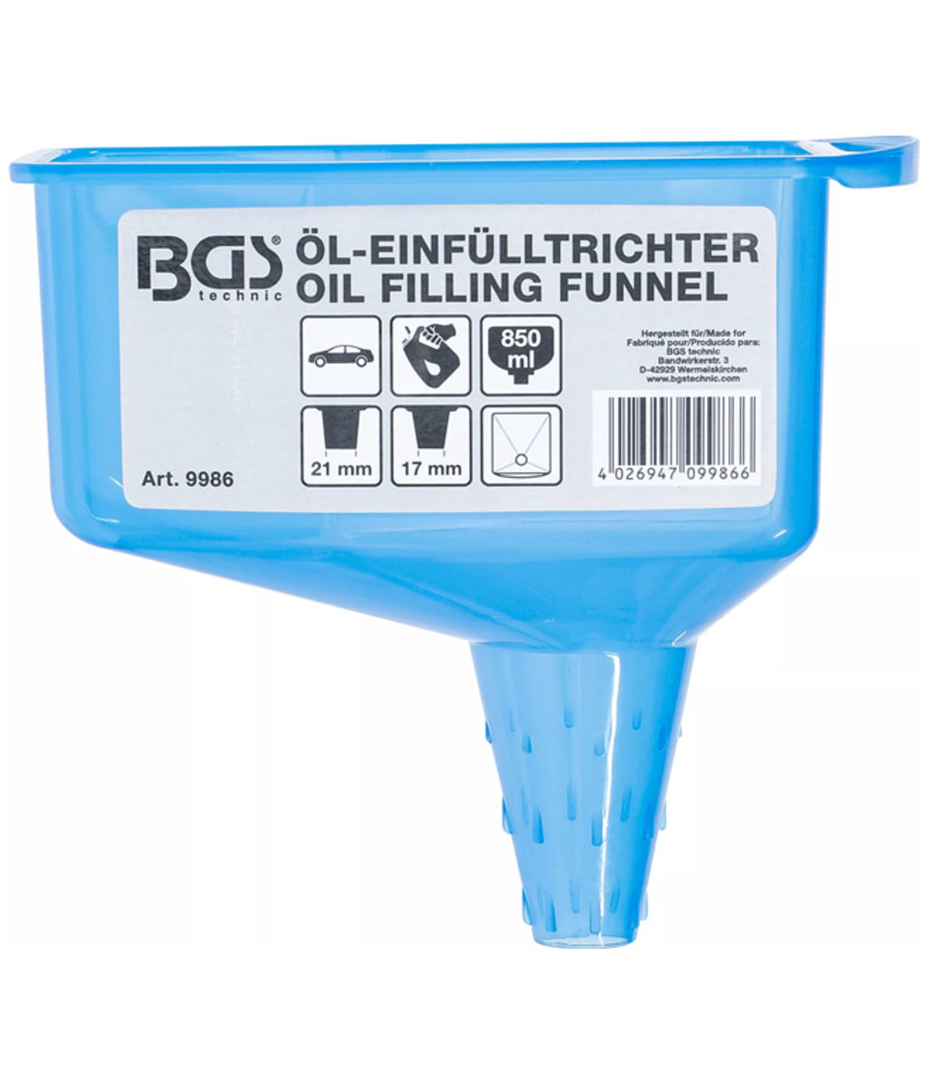 Palnie pentru ulei 850ml BGS Technic 9986