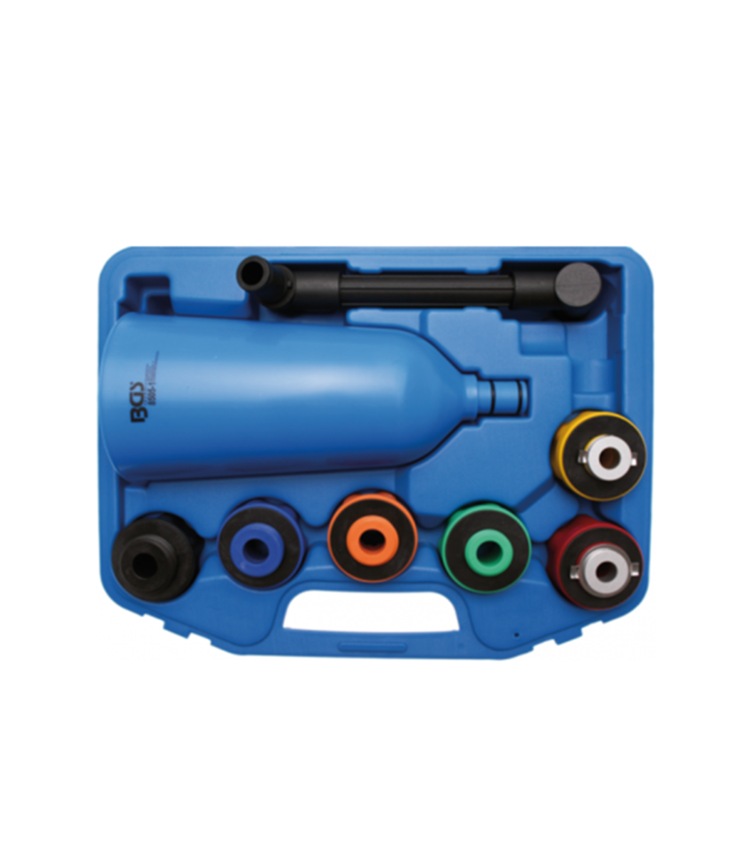 Set palnie si adaptoare speciale pentru schimb ulei BGS Technic 8505-1 Set palnie si adaptoare speciale pentru schimb ulei BGS Technic 8505-1