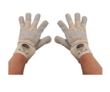 Manusi de lucru din piele captusite Manusi de lucru din piele captusite