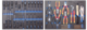 Dulap de scule cu 8 sertare echipat + lada de scule cu 4 sertare 263 scule Profi Standard Maxi BGS Technic 4088
