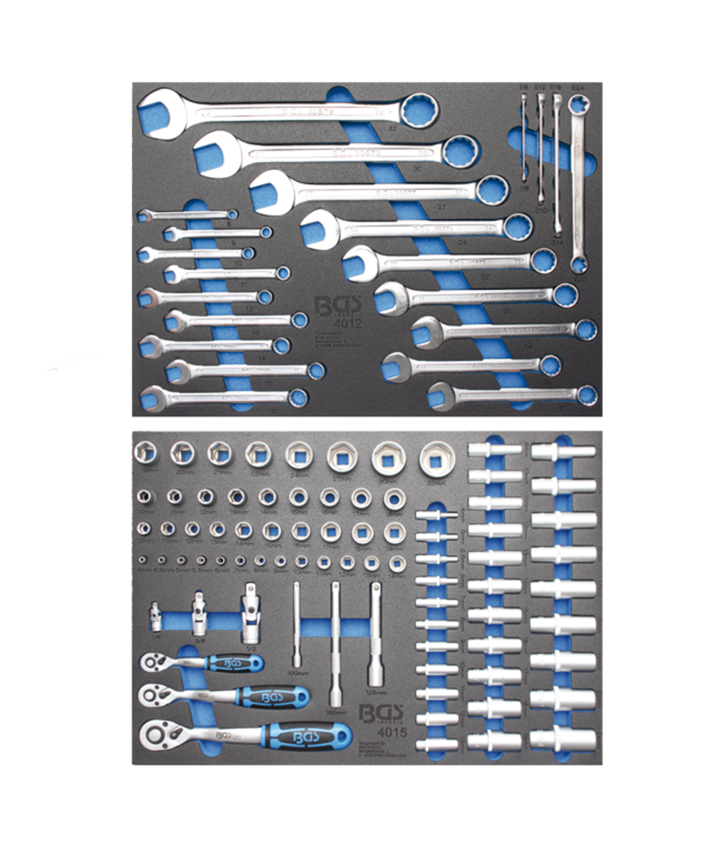 Dulap de scule cu 8 sertare echipat 296 piese BGS Technic 4050 Dulap de scule cu 8 sertare echipat 296 piese BGS Technic 4050