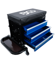 Taburete pentru atelier cu 3 sertare de depozitare BGS Technic 2859 Taburete pentru atelier cu 3 sertare de depozitare BGS Technic 2859