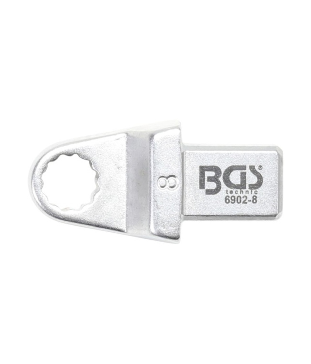 Cheie inelara detasabila 8mm prindere 9x12mm BGS Technic 6902-8
