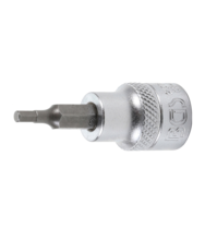 Bit imbus sferic cu tubulara  3 mm - 3/8" BGS Technic 2576 Bit imbus sferic cu tubulara  3 mm - 3/8" BGS Technic 2576