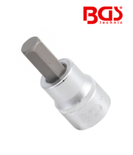 Bit Imbus cu tubulara 17mm - 3/4" BGS Techic 5189-H17 Bit Imbus cu tubulara 17mm - 3/4" BGS Techic 5189-H17