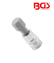 Bit Imbus cu tubulara 3/8" - 1/4" BGS Techic 2748