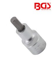 Bit Imbus cu tubulara 8mm - 1/2" BGS Techic 4254