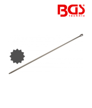 Bit Spline XZN cu tubulara M8 - 1/2" BGS Techic 4227 Bit Spline XZN cu tubulara M8 - 1/2" BGS Techic 4227
