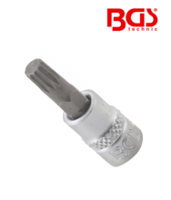 Bit Spline XZN cu tubulara M8 - 1/4" BGS Techic 2503 Bit Spline XZN cu tubulara M8 - 1/4" BGS Techic 2503