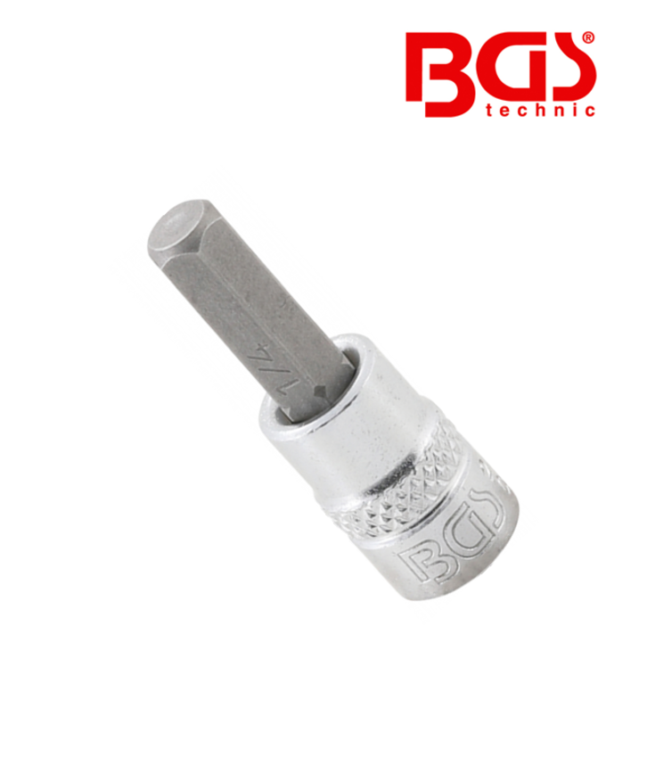Bit Imbus cu tubulara 1/4" - 1/4" BGS Techic 2745