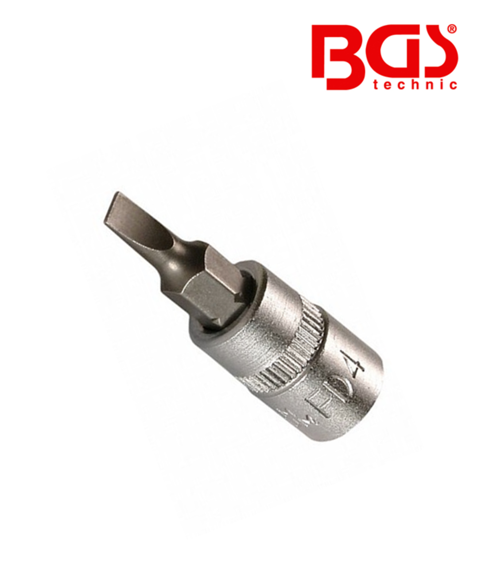 Bit cu canelura 4 mm - 1/4" BGS Techic 2493