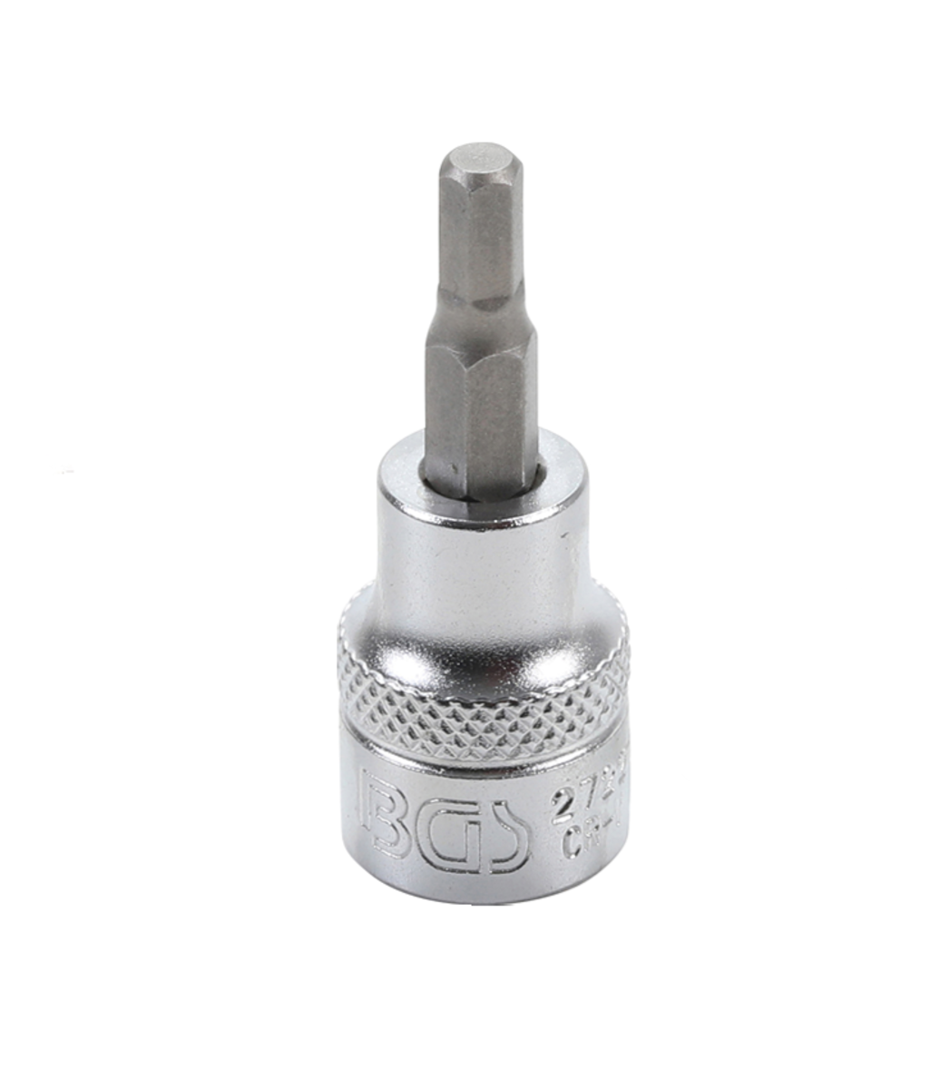 Bit Imbus cu tubulara 3/16" - 3/8" BGS Techic 2722 Bit Imbus cu tubulara 3/16" - 3/8" BGS Techic 2722