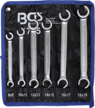 Chei inelare pentru conducte 8 - 19mm BGS Technic (6 piese)  Chei inelare pentru conducte 8 - 19mm BGS Technic (6 piese)