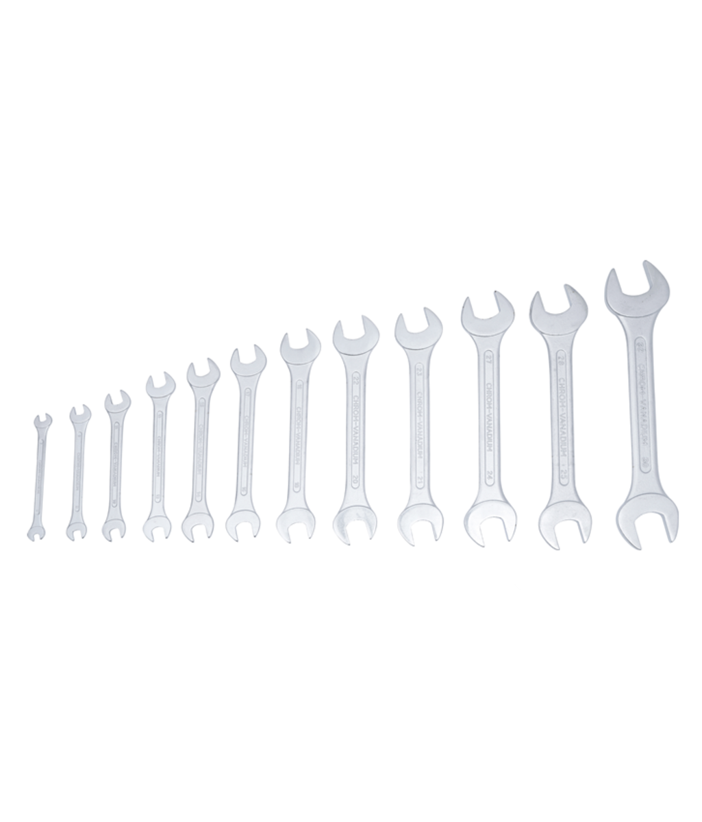 Set chei fixe duble 6 x 7 - 30 x 32 mm 12 piese BGS Technic 1233 Set chei fixe duble 6 x 7 - 30 x 32 mm 12 piese BGS Technic 1233