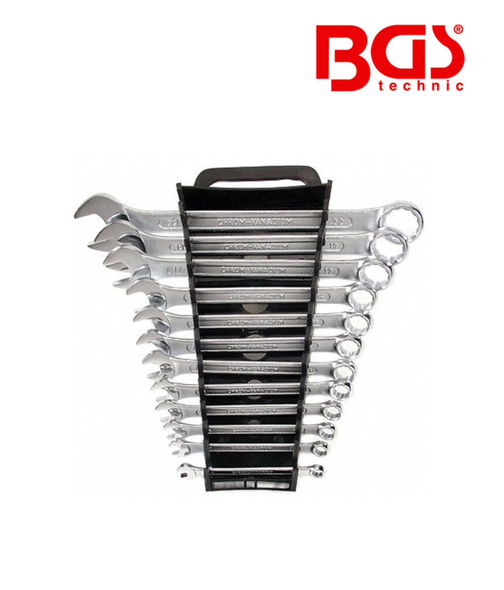 Set chei combinate 6 - 22mm - 12 piese BGS Technic 1211  Set chei combinate 6 - 22mm - 12 piese BGS Technic 1211