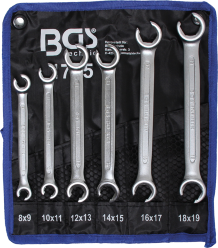 Chei inelare pentru conducte 8 - 19mm BGS Technic (6 piese) 