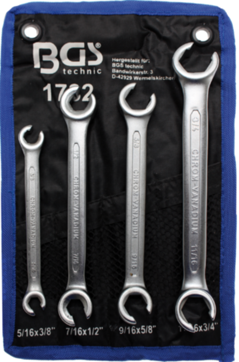 Chei inelare pentru conducte in Inch BGS Technic (4 piese) 