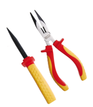 Cleste pentru electronisti drept 160mm izolat VDE BGS Technic Cleste pentru electronisti drept 160mm izolat VDE BGS Technic