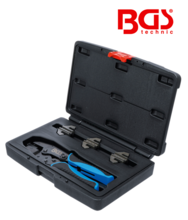 Set cleste de sertizat papuci pentru cabluri electrice cu bacuri BGS Technic 70003 Set cleste de sertizat papuci pentru cabluri electrice cu bacuri BGS Technic 70003