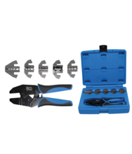 Set cleste de sertizat papuci pentru cabluri electrice cu bacuri BGS Technic Set cleste de sertizat papuci pentru cabluri electrice cu bacuri BGS Technic