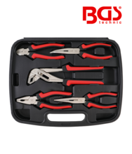 Set clesti si patenti combinati cu manere izolate  5piese BGS Technic 330 Set clesti si patenti combinati cu manere izolate  5piese BGS Technic 330