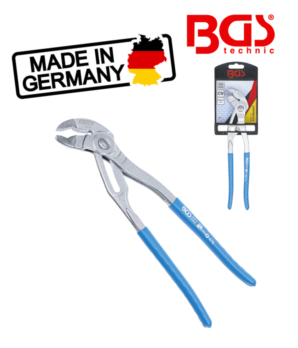 Cleste premium SpeedyPlus pentru instalator / pompa de apa 250mm BGS Technic 676