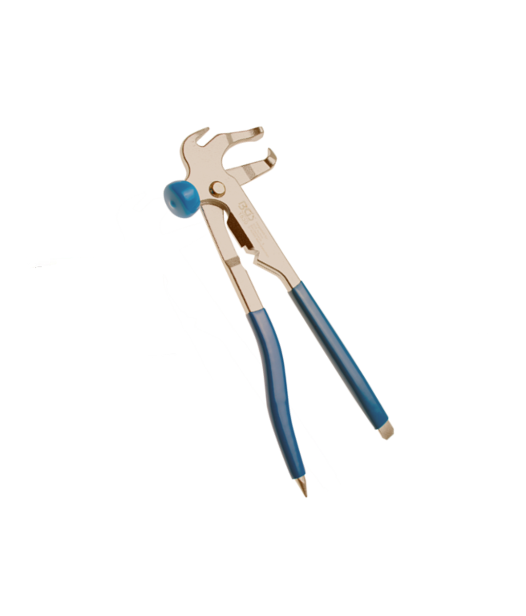 Cleste special pentru echilibat greutati la vulcanizare 240mm BGS Technic