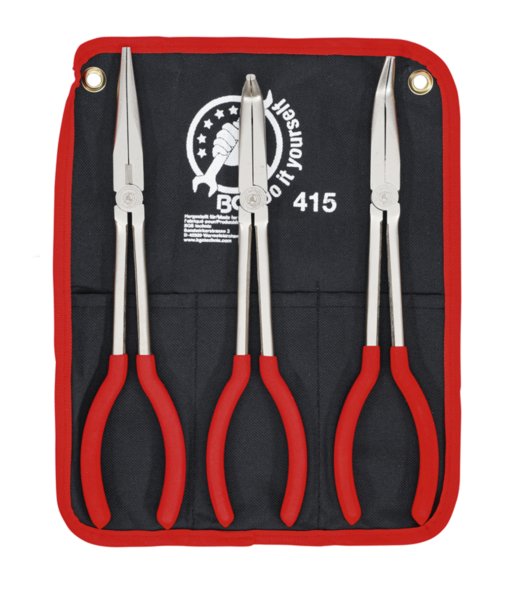 Set 3 clesti lungi drept / curbat 260 - 285mm Kraftmann by BGS Technic 415 Set 3 clesti lungi drept / curbat 260 - 285mm Kraftmann by BGS Technic 415