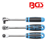Clichet reversibil cu dantura fina 12.5 mm (1/2") BGS Technic 612  Clichet reversibil cu dantura fina 12.5 mm (1/2") BGS Technic 612
