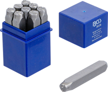 Set poansoane / pansoane cu cifre 0 la 8 / 8mm DIN 1451 BGS Technic 3038 Set poansoane / pansoane cu cifre 0 la 8 / 8mm DIN 1451 BGS Technic 3038