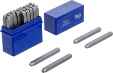 Set poansoane / pansoane cu litere A la Z / 4mm DIN 1451 BGS Technic 2031