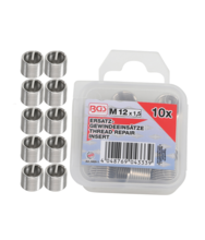 Insertii Helicoil pentru reparatii filete M12x1.5 - 10 piese BGS Technic 9429-1 Insertii Helicoil pentru reparatii filete M12x1.5 - 10 piese BGS Technic 9429-1